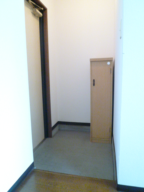 Entrance. It is the entrance space with a shoe box