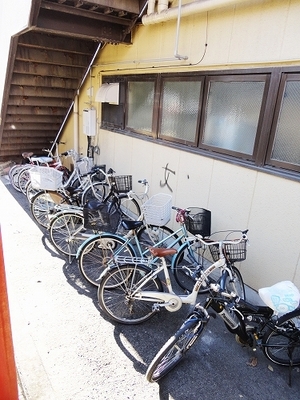 Other common areas. It is a bicycle parking space