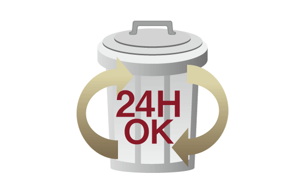 Other.  [24-hour garbage can out] Regardless of the day of the week, Prepare a garbage yard that can be 24 hours at any time garbage disposal. Is comfortable there is no need to keep the garbage in a room until the collection date.