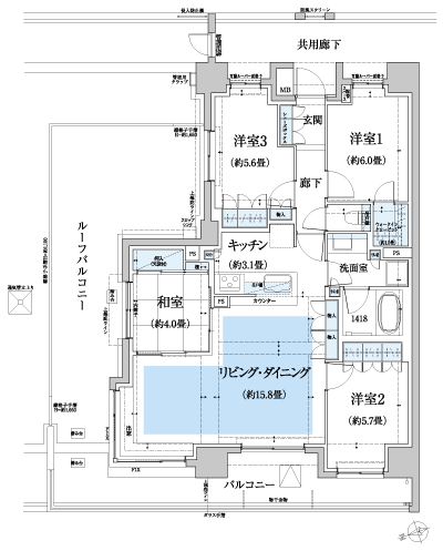 Floor: 4LDK + WIC, the occupied area: 87.44 sq m, Price: 46,880,000 yen, now on sale