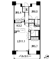 Floor: 3LDK + WIC, the occupied area: 70.57 sq m, Price: 30,980,000 yen, now on sale