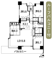 Floor: 4LDK + WIC, the occupied area: 87.44 sq m, Price: 46,880,000 yen, now on sale
