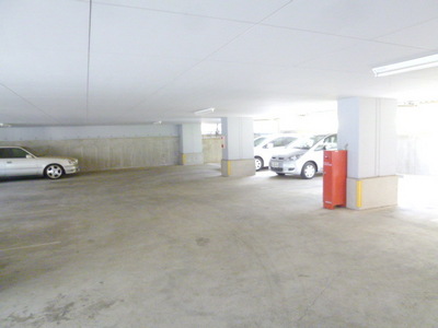 Parking lot. Indoor parking lot