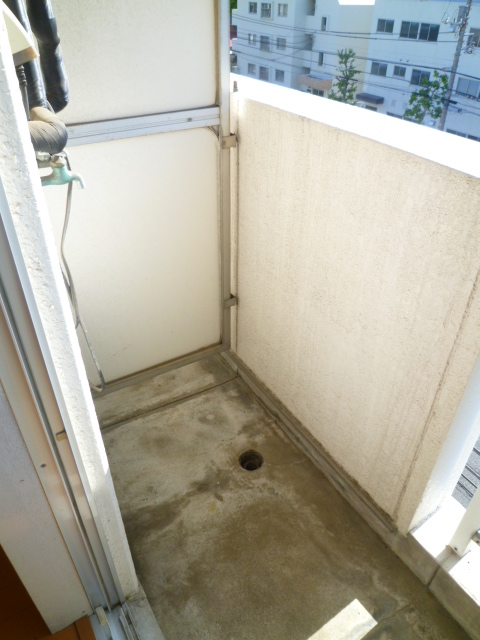 Other. Located in the balcony is a washing machine Storage
