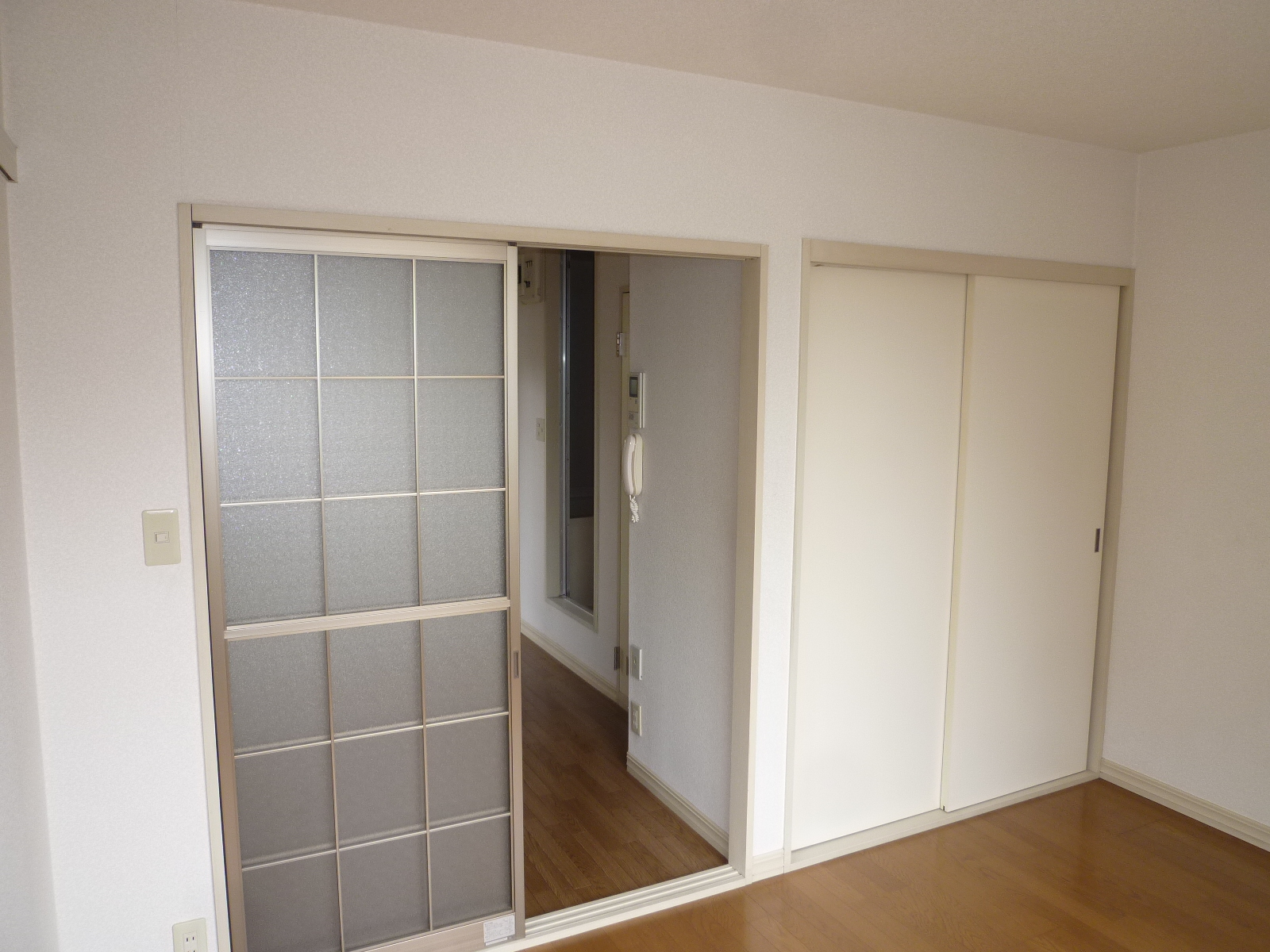 Living and room. Sliding door is there possible partition between the room and the kitchen! 