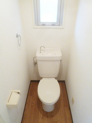 Toilet. Toilet with a window