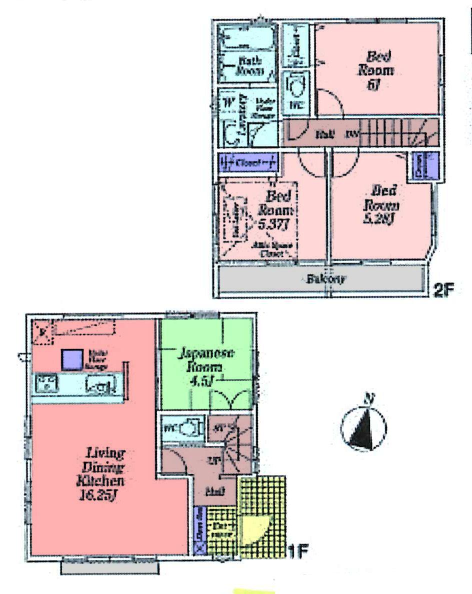 Floor plan. 36,800,000 yen, 4LDK, Land area 104.95 sq m , Building area 83.47 sq m