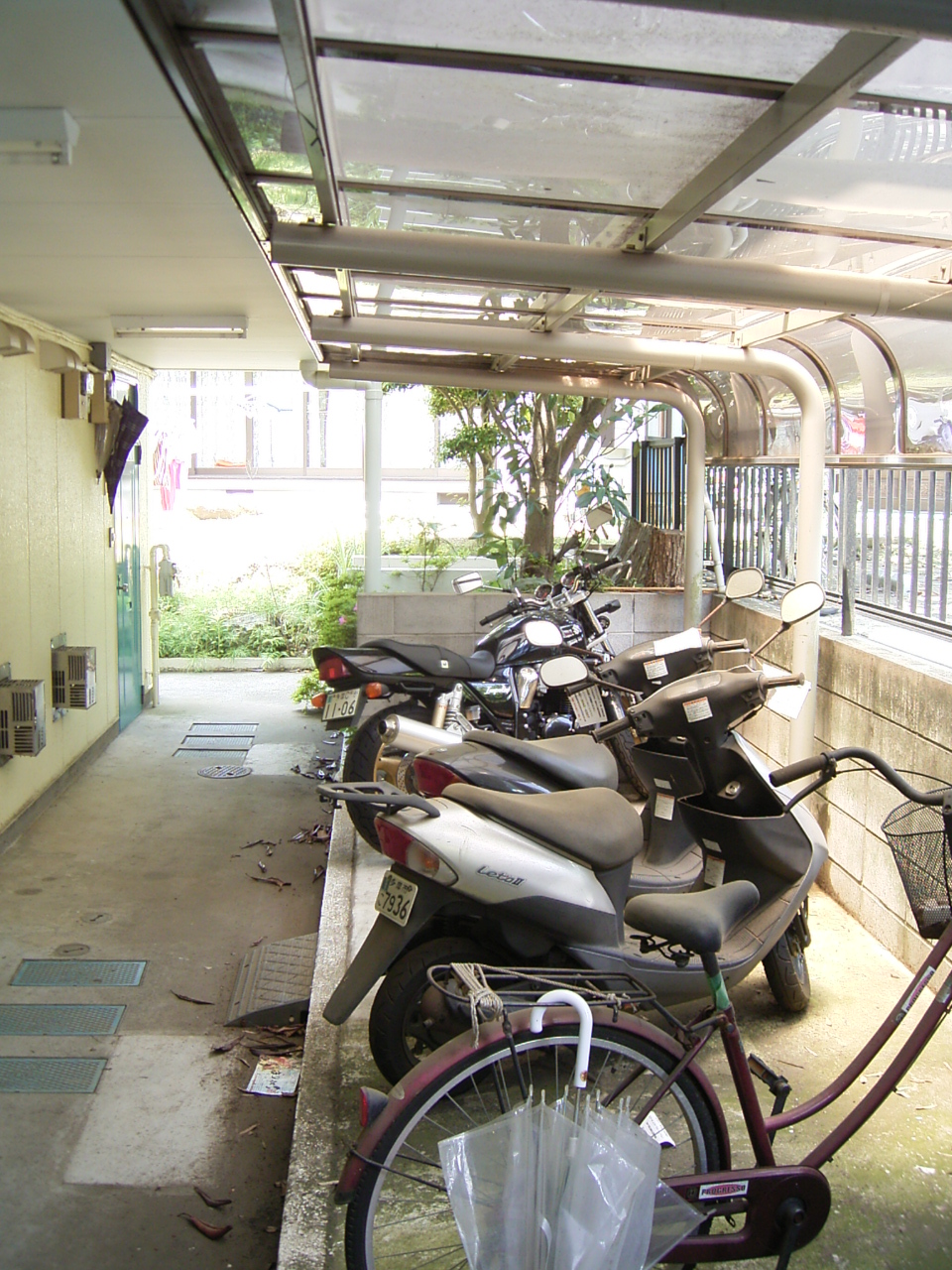 Other common areas. Bikes and bicycles will be stopped