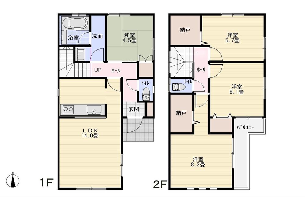 Floor plan. (1 Building), Price 35,800,000 yen, 3LDK+S, Land area 100.08 sq m , Building area 92.34 sq m