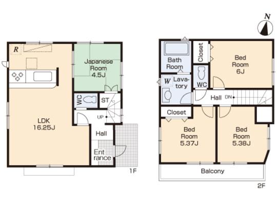 Floor plan. 36,800,000 yen, 4LDK, Land area 104.96 sq m , Building area 83.47 sq m floor plan