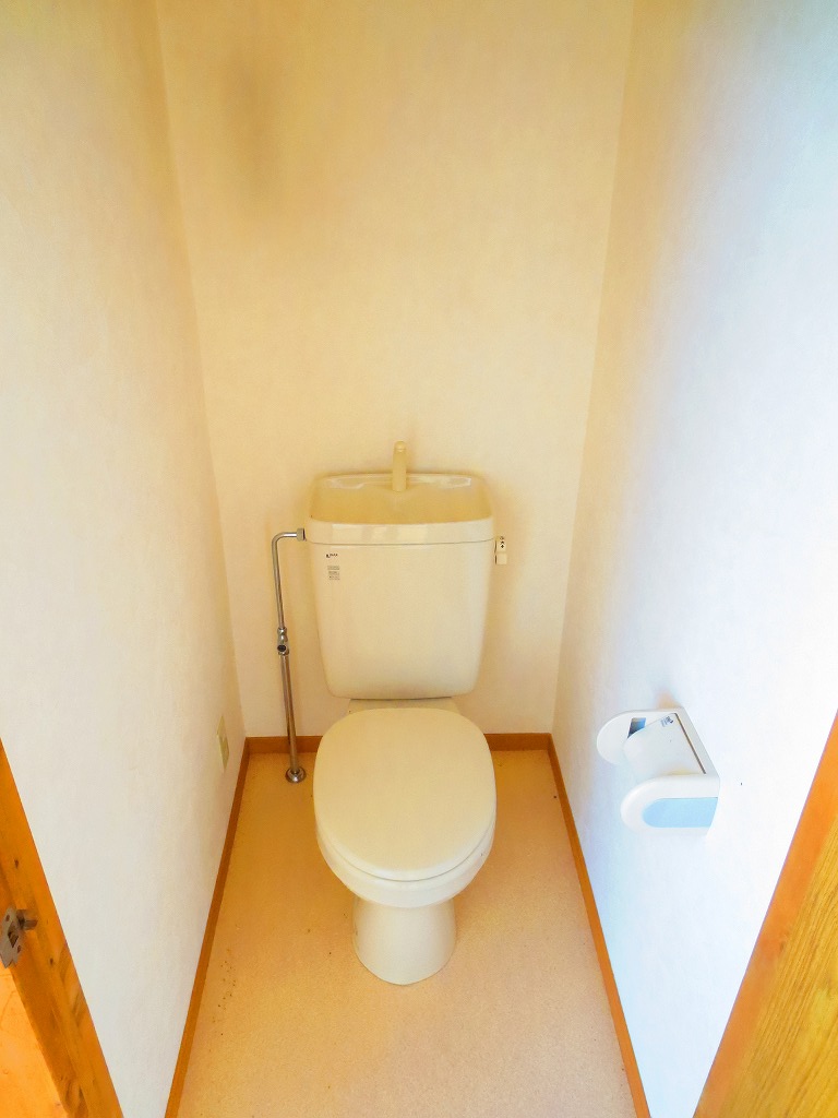 Toilet. It is the room with a clean