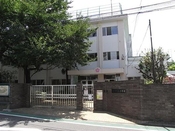 Primary school. 9-minute walk from the 650m Sakura elementary school to Sakura elementary school