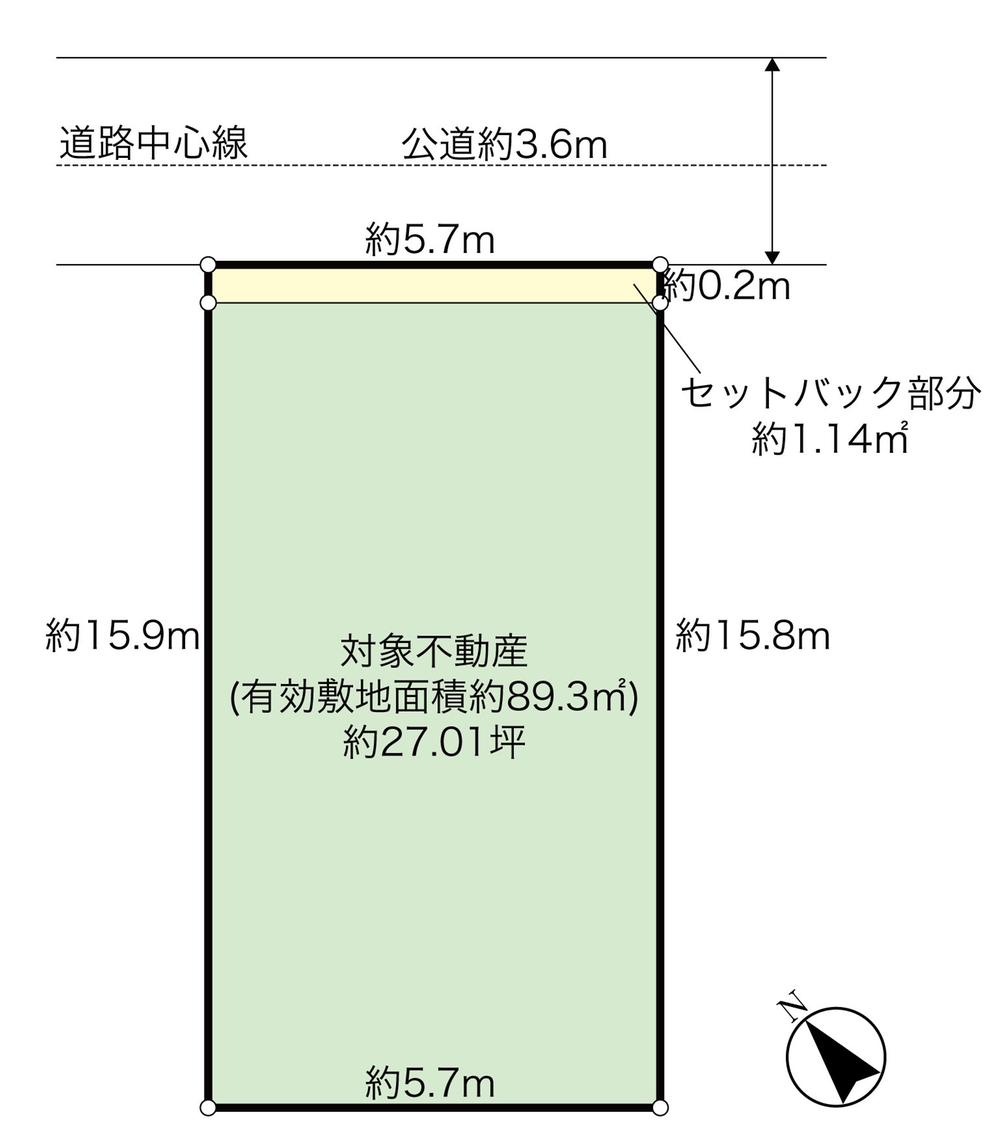 Compartment figure. Land price 39,800,000 yen, Land area 90.47 sq m