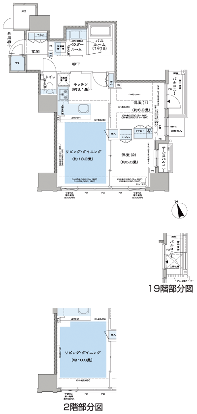 Floor: 2LD ・ K, the occupied area: 58.05 sq m, Price: TBD