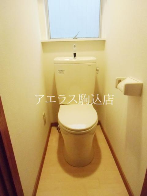 Toilet. Toilet with a window