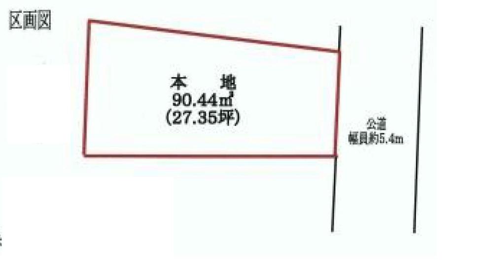 Compartment figure. 61,800,000 yen, 4LDK, Land area 90.44 sq m , Building area 105.61 sq m