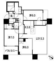 Floor: 3LD ・ K + 2WIC (walk-in closet) + SIC (shoes closet), the occupied area: 82.59 sq m, Price: TBD
