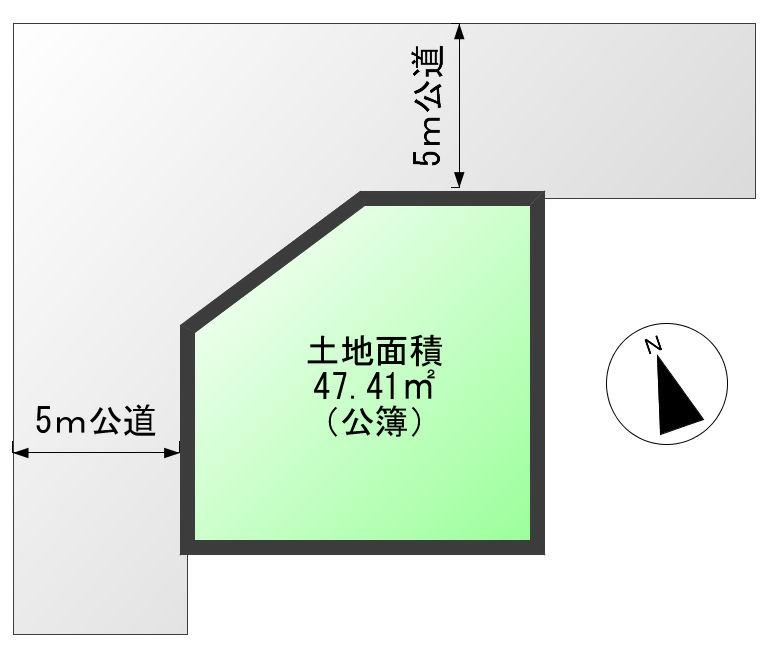 Compartment figure. Land price 33,900,000 yen, Land area 47.41 sq m
