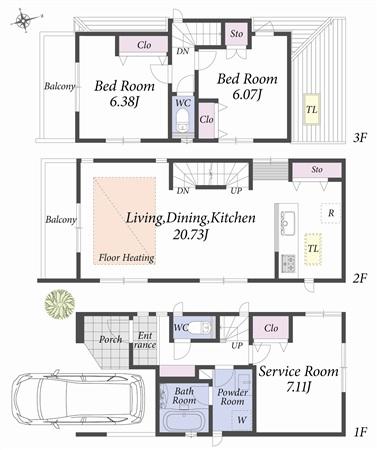 Floor plan. Floor plan A Building