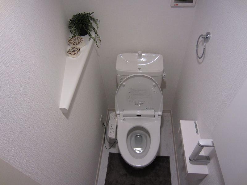 Toilet. A Building toilet