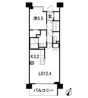 Floor: 1LDK + WIC, the occupied area: 52.57 sq m, Price: TBD