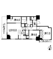 Floor: 3LDK + SIC, the occupied area: 69.17 sq m