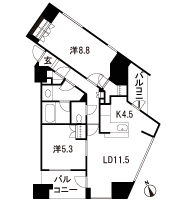 Floor: 2LDK + WIC + SIC, the occupied area: 71.82 sq m, Price: 72,900,000 yen ・ 78,900,000 yen, now on sale