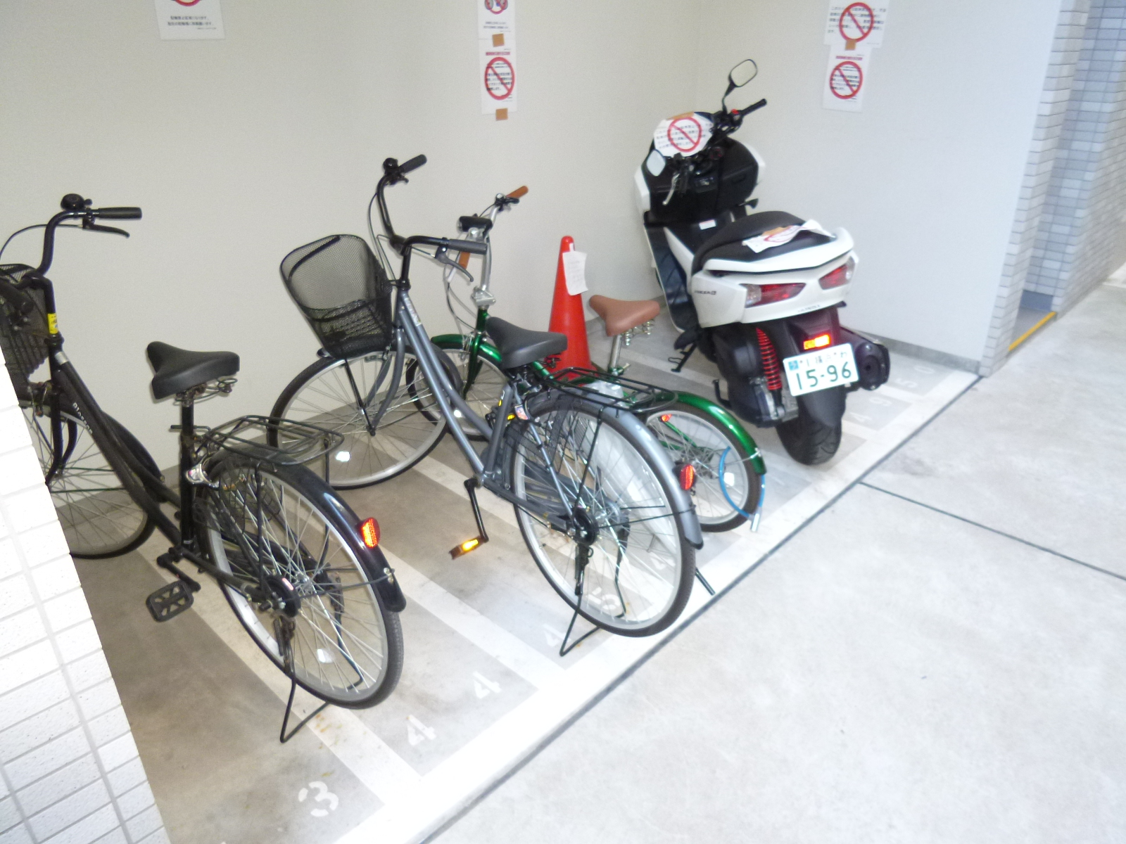 Other common areas. Bicycle-parking space