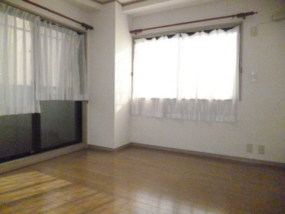 Living and room. It is a two-sided lighting of the room. 