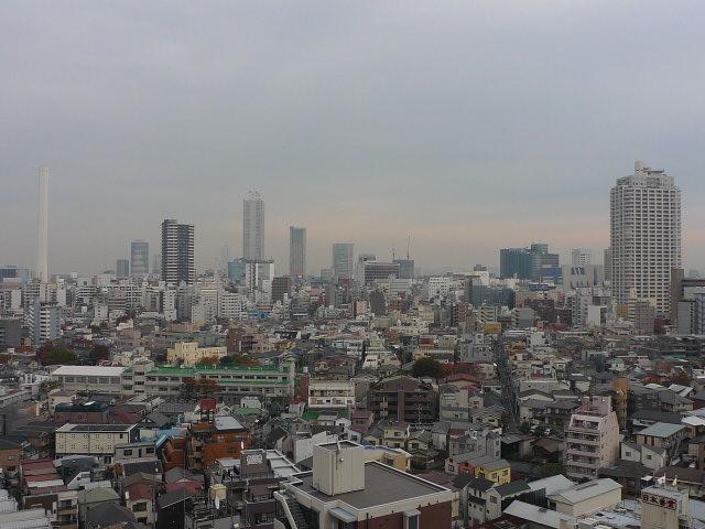 View photos from the dwelling unit. There is a window large in southeast. Downtown night scene is beautiful. Also looks Sky tree.