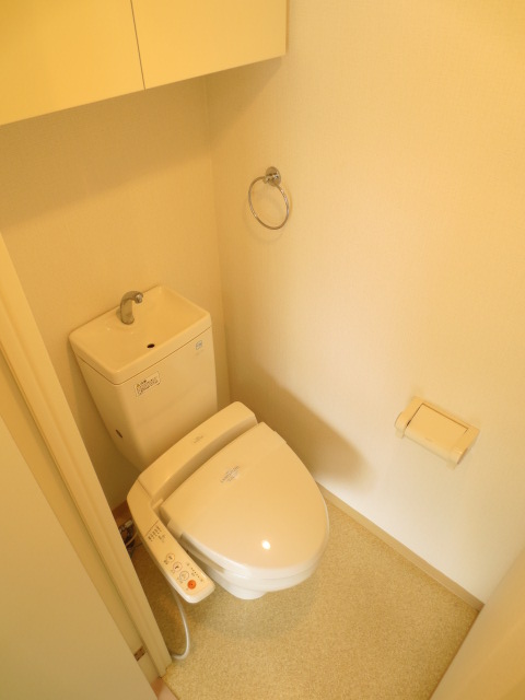 Toilet. With warm water washing toilet seat