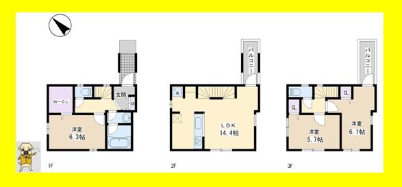 Building plan example (floor plan). Building plan example Building price 13,900,000 yen Building area 77.82 sq m