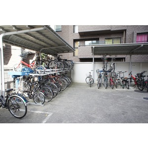 Other common areas. bicycle parking space