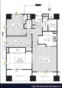 Floor plan. 3LDK, Price 35,500,000 yen, Occupied area 73.78 sq m , Use balcony area 10.68 sq m easy to 70 square meters more than 3LDK Family Plan
