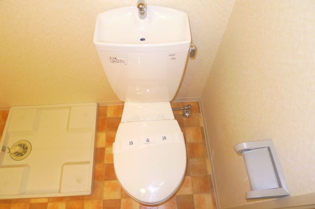 Toilet. toilet ・ Indoor Laundry Storage