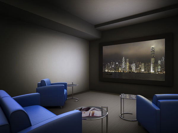 Shared facilities.  [Theater Room] Theater room where you can enjoy movies and home videos on the big screen (Rendering)