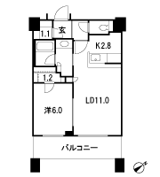 Floor: 1LDK + WIC + SIC, the area occupied: 47.4 sq m, Price: 49,880,000 yen, now on sale