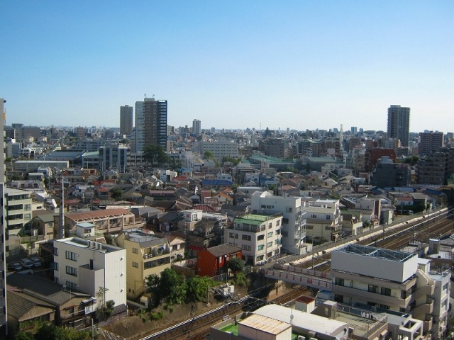 View. It is the scenery which it watched from the 12th floor of the room