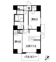 Floor: 2LDK + WIC + SIC, the occupied area: 54 sq m, Price: 42,800,000 yen, now on sale