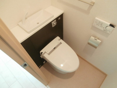 Toilet. With Washlet