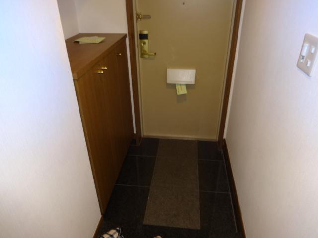 Entrance. Entrance with footwear purse