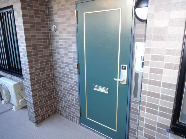 Entrance. Entrance to unlock the card key