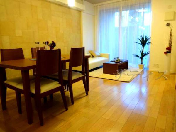 Living. Bright living room, which is also down light