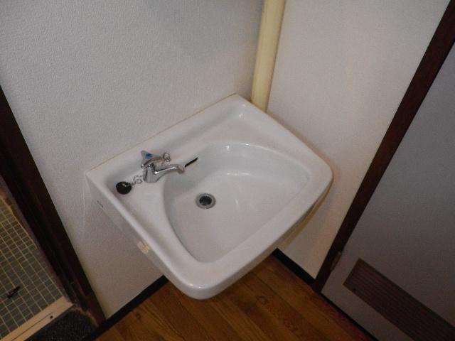 Washroom. Independent wash basin