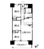 Floor: 3LDK + SIC, the occupied area: 67.43 sq m