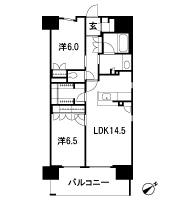 Floor: 2LDK + SIC + FS, the occupied area: 67.43 sq m
