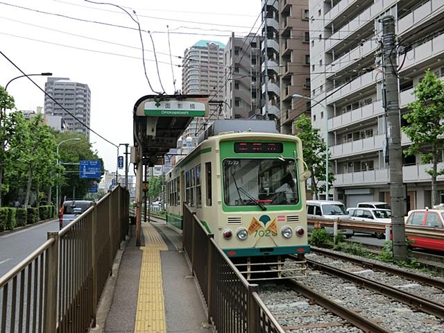 station. 320m until Omokagebashi