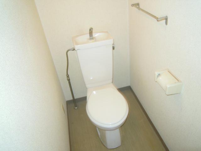 Toilet. There is a separate wash basin