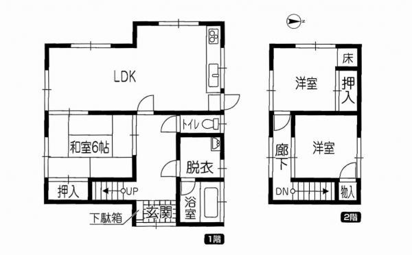 Floor plan. 10.8 million yen, 3LDK, Land area 212.99 sq m , Floor plan of the building area 76.17 sq m 3LDK
