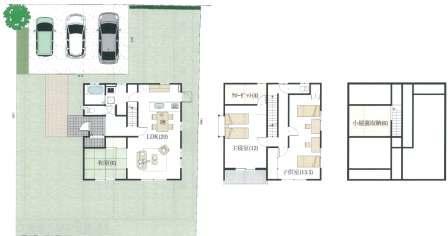Floor plan. 34,800,000 yen, 3LDK, Land area 305.54 sq m , Building area 135.8 sq m